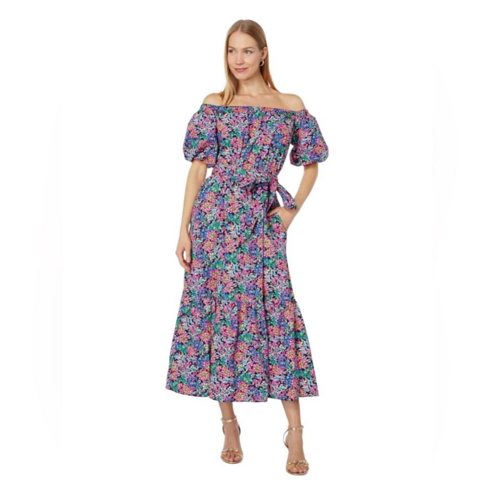 NWT Lilly Pulitzer Tamie Off-The-Shoulder Dress